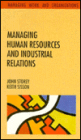 Managing Human Resources and Industrial Relations