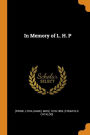 In Memory of L. H. P