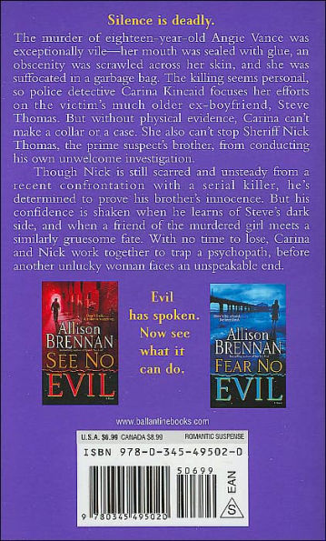 Speak No Evil (Evil Series #1)