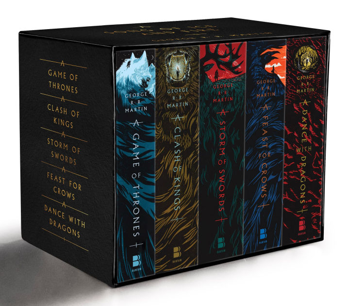 George R. R. Martin's A Game of Thrones 5-Book Boxed Set (Song of Ice and  Fire Series): A Game of Thrones, A Clash of Kings, A Storm of Swords, A