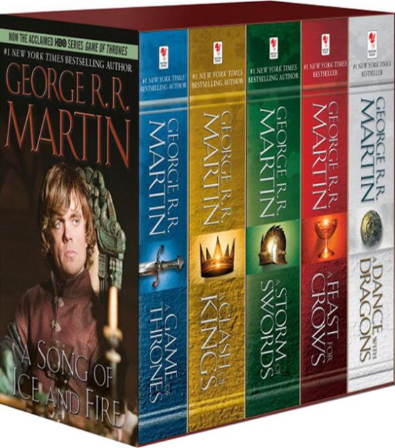 Game of Thrones, George R. R. Martin, 5 Book Set Mass Market