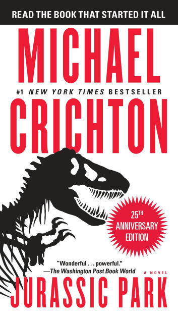 Jurassic Park by Michael Crichton, Paperback