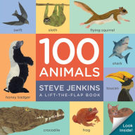 Title: 100 Animals Board Book: Lift-the-Flap, Author: Steve Jenkins