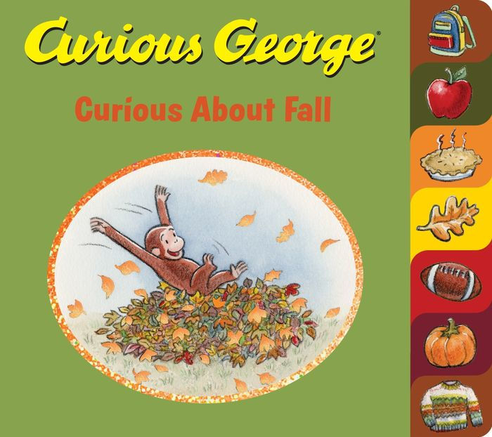 Curious George Curious About Fall Tabbed Board Book by H. A. Rey