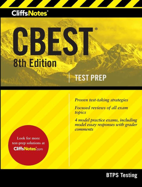 CliffsNotes CBEST, 8th Edition By BTPS Testing, Paperback | Barnes & Noble®