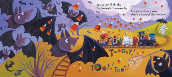 Goodnight Train Halloween Board Book: A Halloween Book for Kids