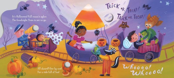 Goodnight Train Halloween Board Book: A Halloween Book for Kids