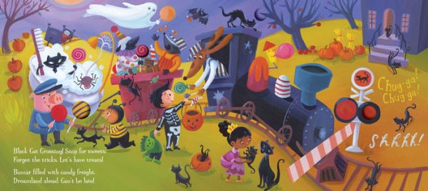 Goodnight Train Halloween Board Book: A Halloween Book for Kids