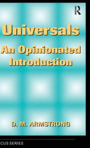 Title: Universals: An Opinionated Introduction, Author: D. M. Armstrong