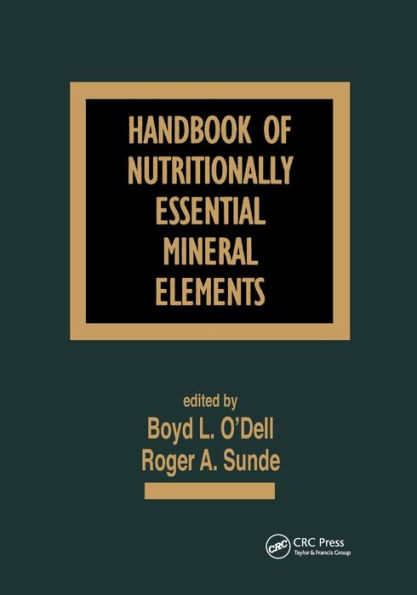 Handbook of Nutritionally Essential Mineral Elements / Edition 1