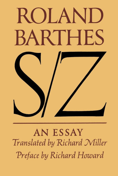 S/Z: An Essay