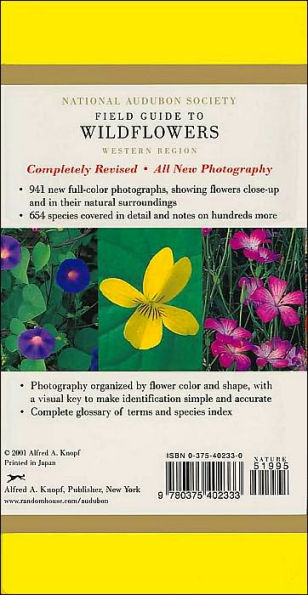 National Audubon Society: Field Guide to North American Wildflowers: Western Region