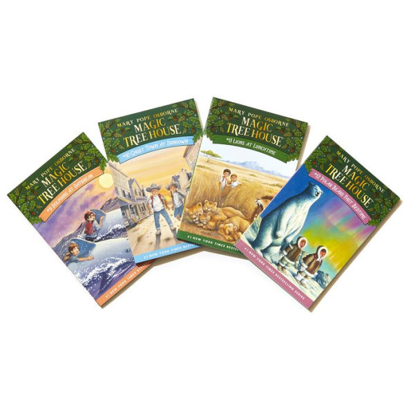 Magic Tree House The Mystery of the Ancient Riddles Boxed Set #3: Book 9 - 12 (Magic Treehouse Series)