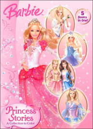 Barbie Princess Stories: A Collect to Color