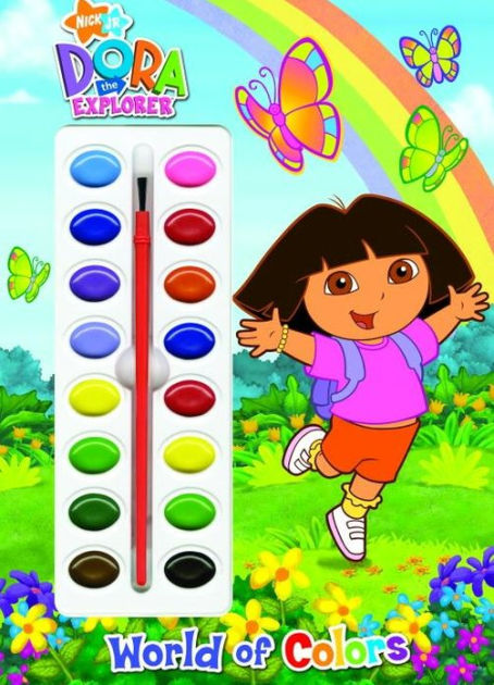 World Of Colors (dora The Explorer Series) By Golden Books, Paperback 