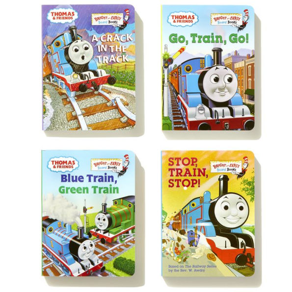 Thomas and Friends: My Red Railway Book Box (Thomas & Friends): Go, Train, GO!; Stop, Train, Stop!; A Crack in the Track!; and Blue Train, Green Train