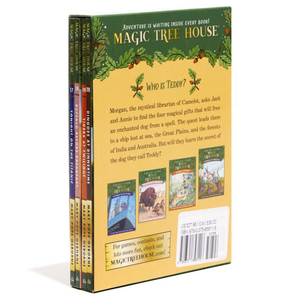 Magic Tree House Volumes 17-20 Boxed Set: The Mystery of the Enchanted Dog