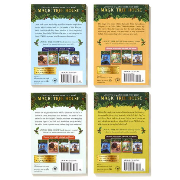 Magic Tree House Volumes 17-20 Boxed Set: The Mystery of the Enchanted Dog