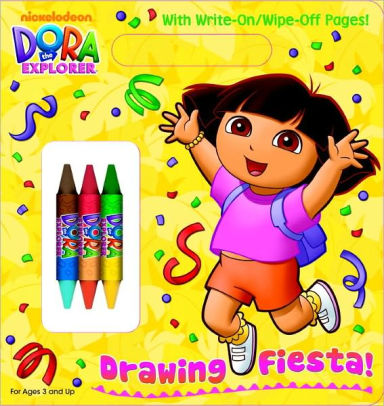 Drawing Fiesta! (dora The Explorer) By Golden Books, Board Book 