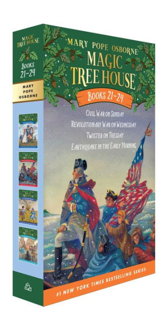 Magic Tree House Boxed Set: Books 1 - 4 (magic Tree House Series)  (paperback) (mary Pope Osborne) : Target