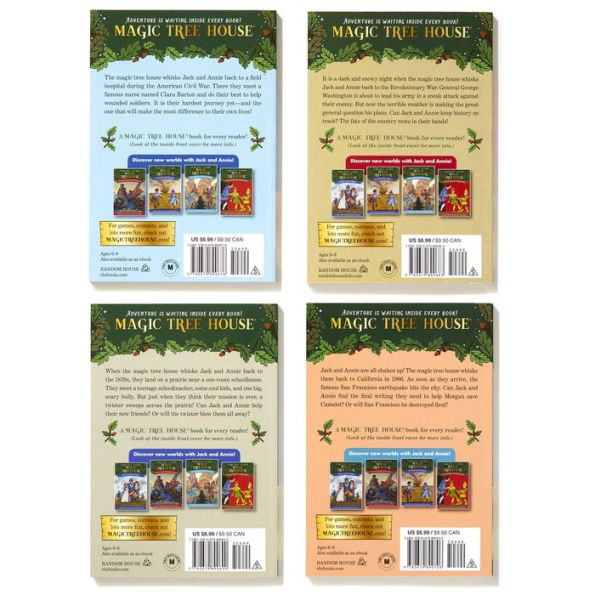 Magic Tree House Volumes 21-24 Boxed Set: American History Quartet