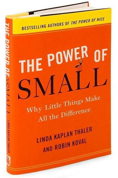 The Power of Small: Why Little Things Make All the Difference