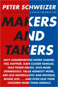 Title: Makers and Takers: How Conservatives Do All the Work While Liberals Whine and Complain, Author: Peter Schweizer