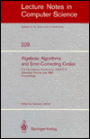 Algebraic Algorithms and Error-Correcting Codes