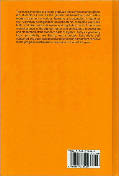 Theorems and Counterexamples in Mathematics