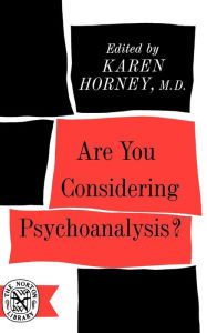 Title: Are You Considering Psychoanalysis?, Author: Karen Horney