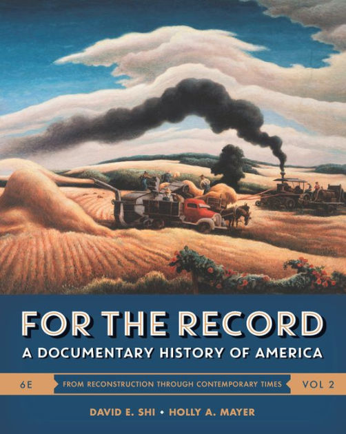 For the Record: A Documentary History of America (Sixth Edition) (Vol. 2)  pdf