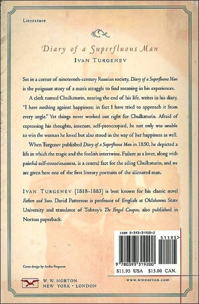 Diary of a Superfluous Man