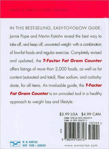 The T-Factor Fat Gram Counter