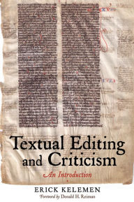 Title: Textual Editing and Criticism: An Introduction, Author: Erick Kelemen