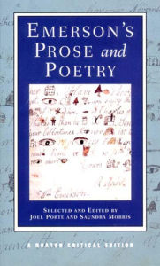 Title: Emerson's Poetry and Prose: A Norton Critical Edition / Edition 1, Author: Ralph Waldo Emerson