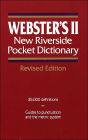 Webster's II New Riverside Pocket Dictionary
