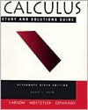 Study and Solutions Guide for Larson/Hostetler/Edwards' Calculus with Analytic Geometry, Alternate, 6th / Edition 6
