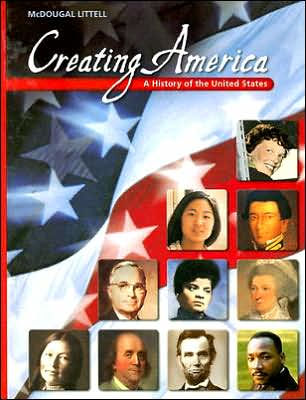 McDougal Littell Creating America A History Of The United States Grades 6 8 2001 Hardcover