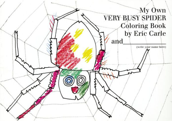 My Own Very Busy Spider Coloring Book