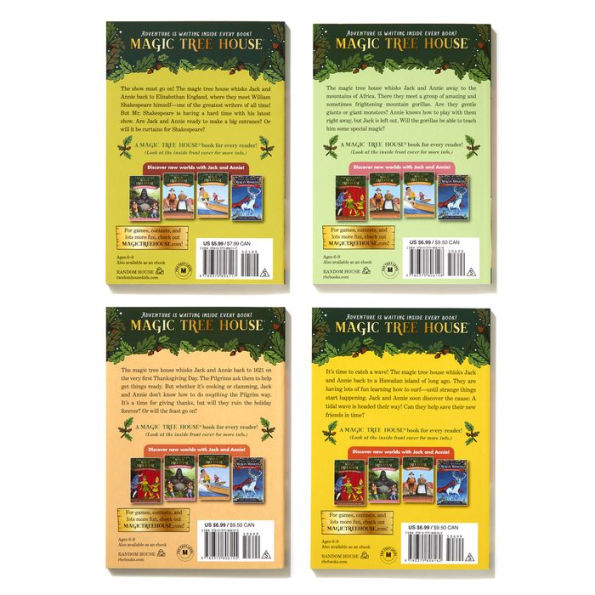 Magic Tree House Volumes 25-28 Boxed Set