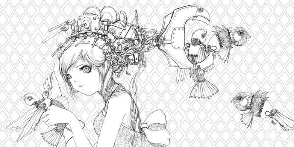 Pop Manga Coloring Book: A Surreal Journey Through a Cute, Curious, Bizarre, and Beautiful World