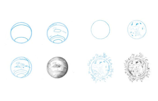 Draw 50 Outer Space: The Step-by-Step Way to Draw Astronauts, Rockets, Space Stations, Planets, Meteors, Comets, Asteroids, and More