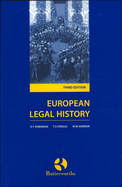 European Legal History: Sources and Institutions / Edition 3