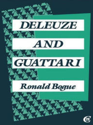 Title: Deleuze and Guattari / Edition 1, Author: Ronald Bogue