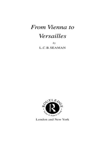 From Vienna to Versailles / Edition 1