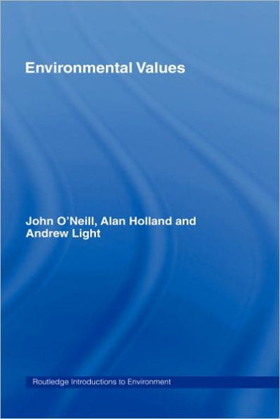Environmental Values / Edition 1