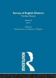Title: Survey Eng Dialects Vol4 Prt2, Author: Michael V. Barry
