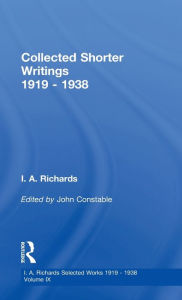 Title: Collected Shorter Writings V9 / Edition 1, Author: John Constable