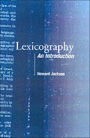 Lexicography: An Introduction