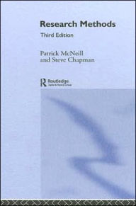 Title: Research Methods / Edition 3, Author: Steve Chapman